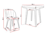 Conjunto de mesas y sillas para comedor 451023