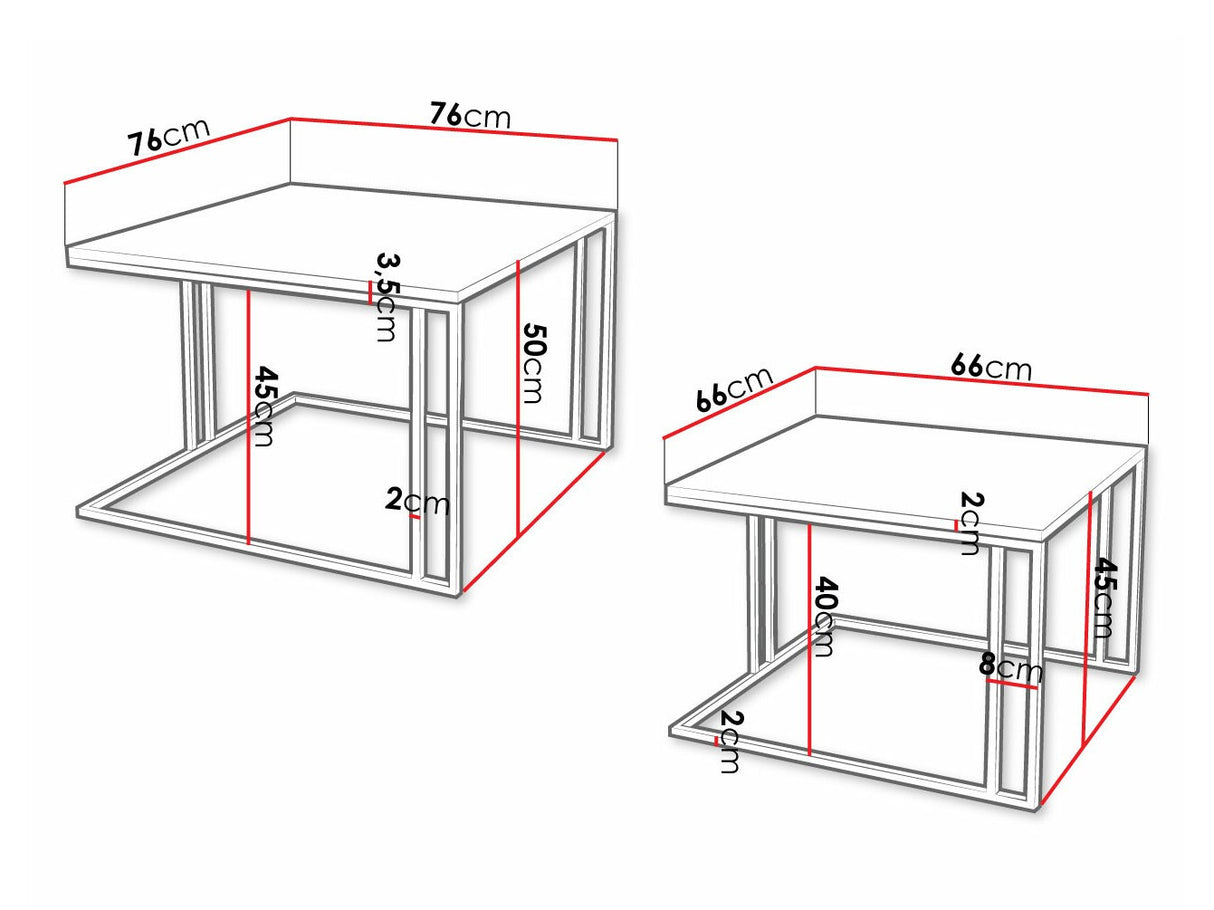 Conjunto mesa de centro 532209