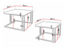 Conjunto mesa de centro Tempa