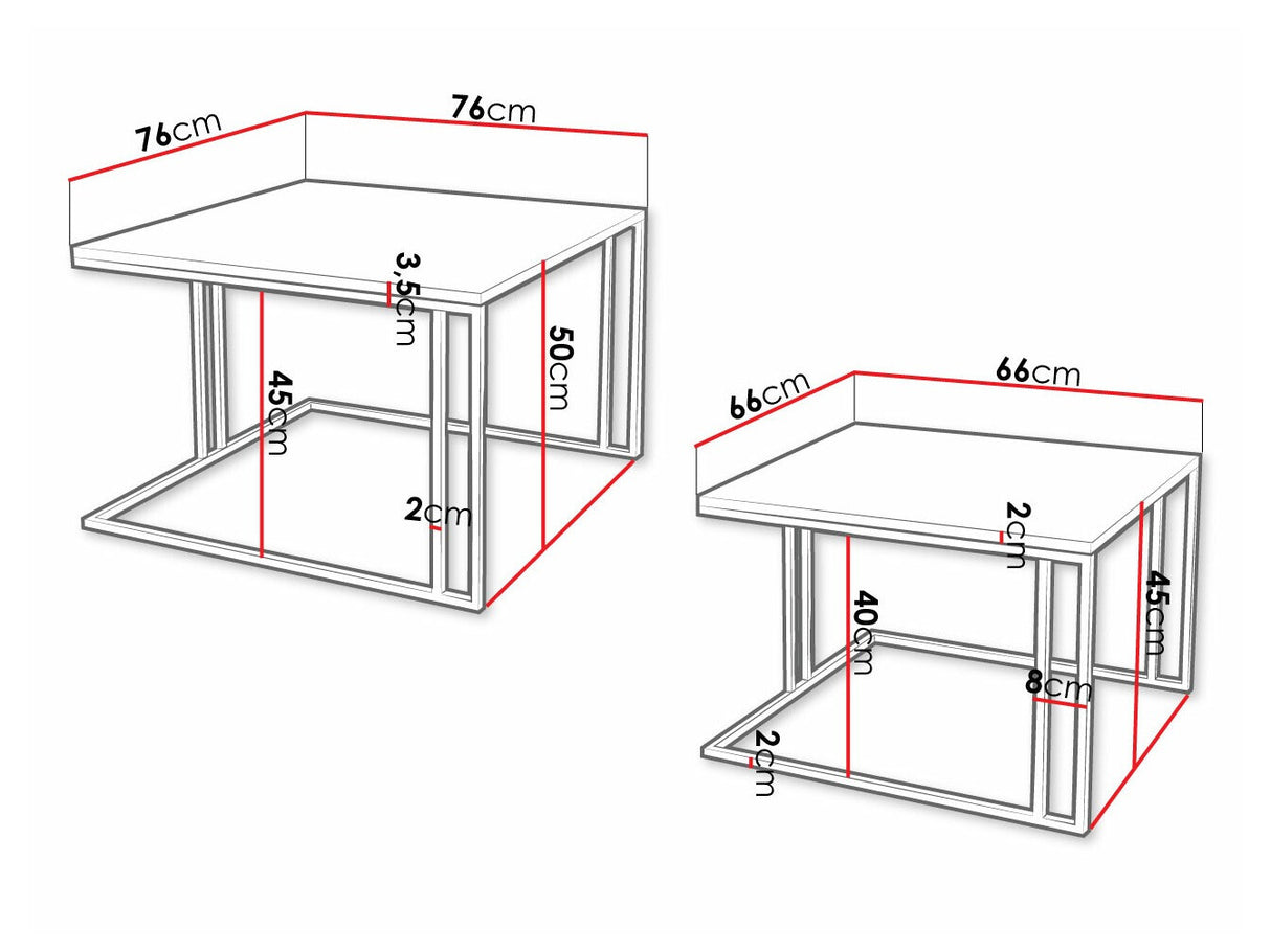 Conjunto mesa de centro 532209