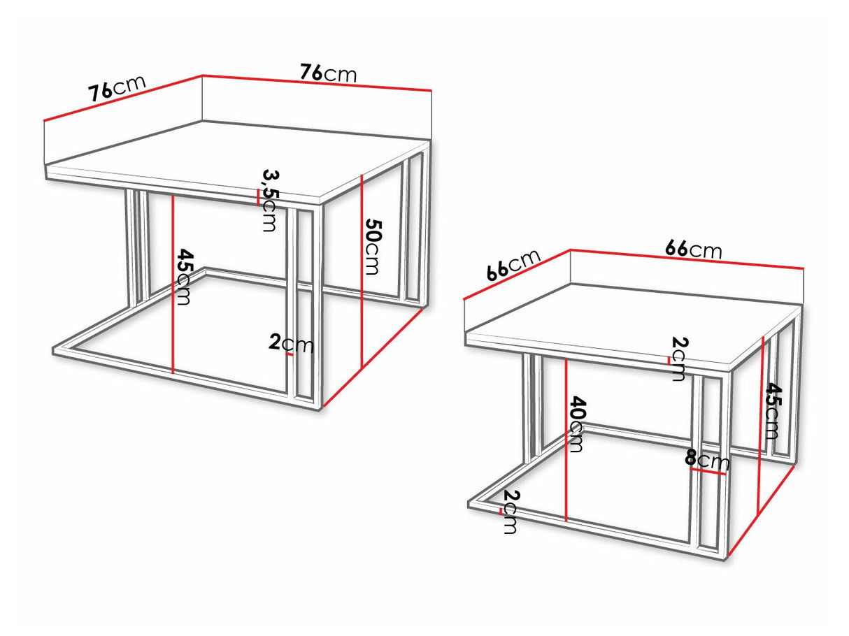 Conjunto mesa de centro 532209