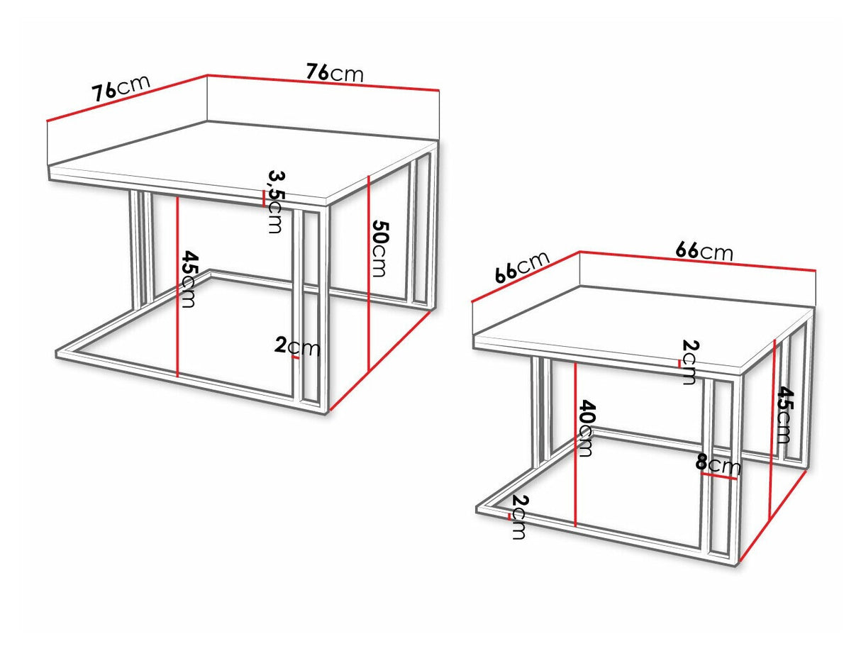 Conjunto mesa de centro 532209