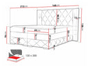Cama continental Agnia