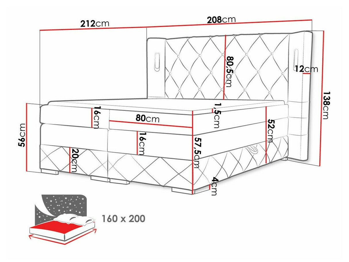 Cama continental 494415