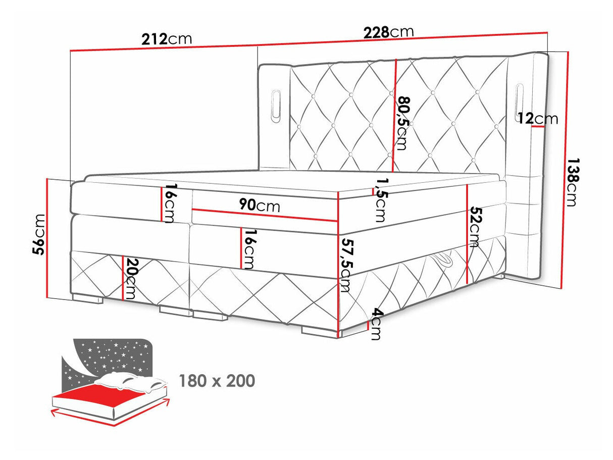 Cama continental 494415