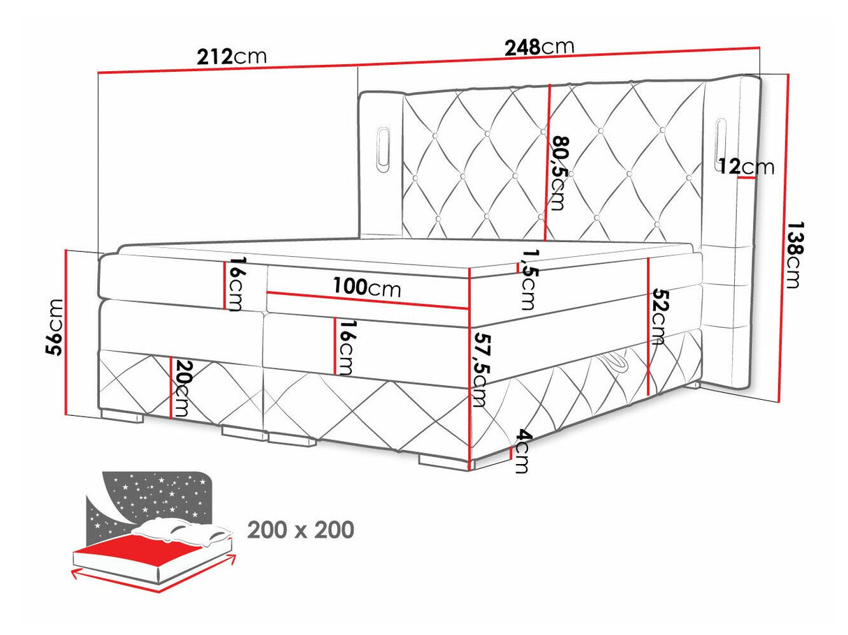 Cama continental 494415