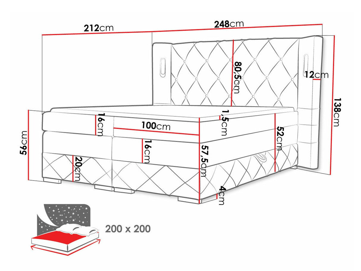 Cama continental 494415
