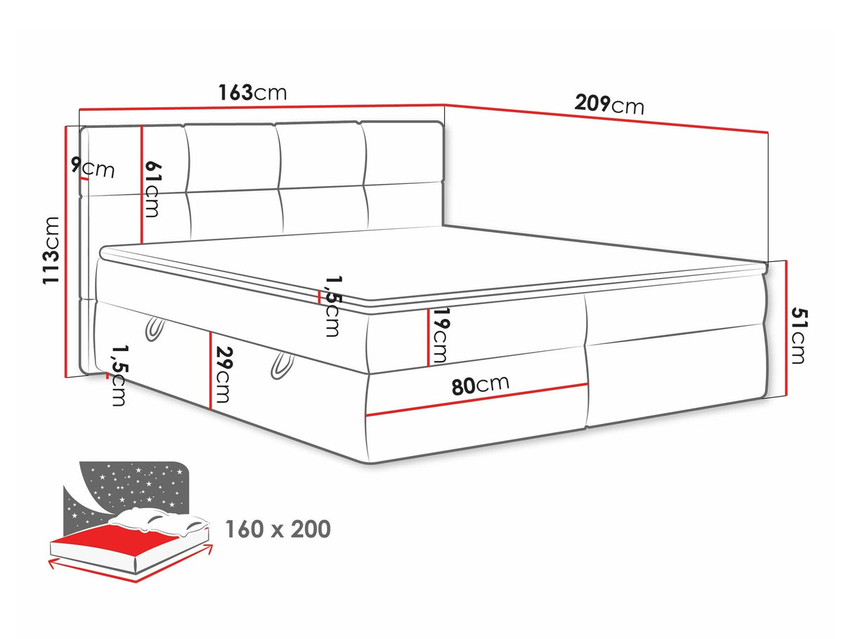 Cama continental 541393