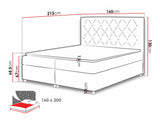 Cama continental 70564