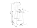 Silla de barra Bracchas
