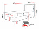 Cama continental Arcitas