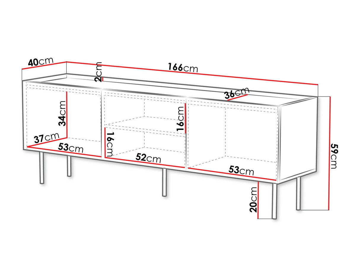 Mueble TV 554499