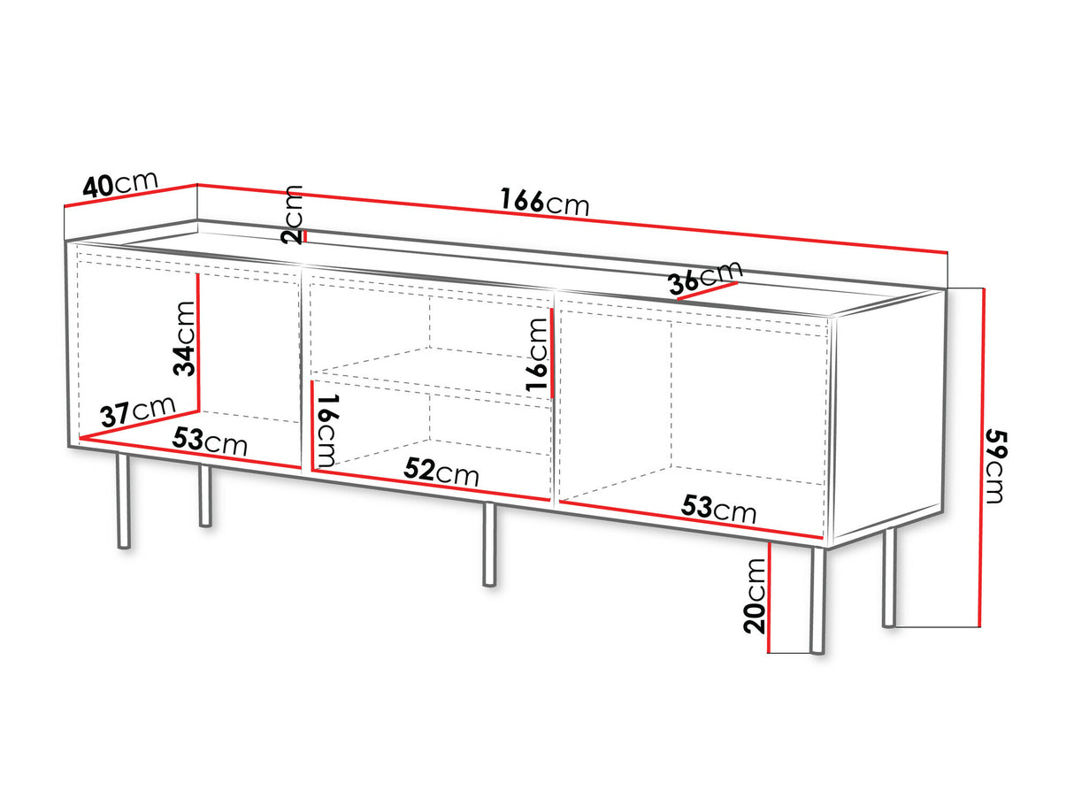 Mueble TV 554499