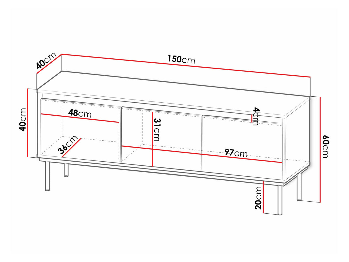 Mueble TV 554980