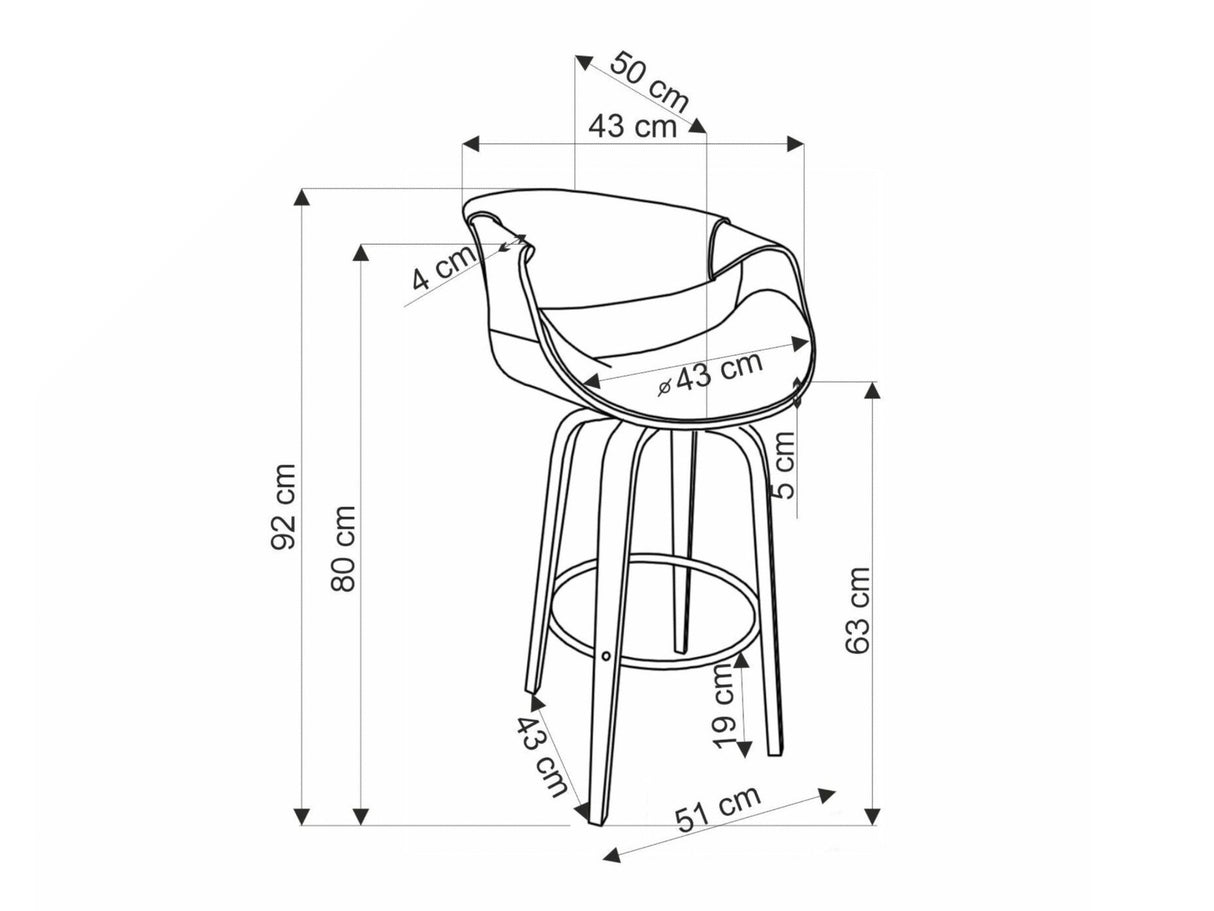 Silla de barra 537380