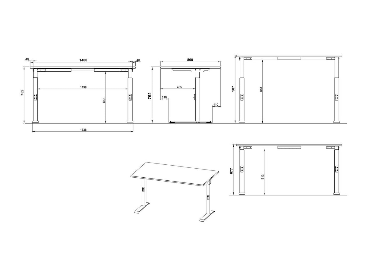 Mesa de oficina 555305