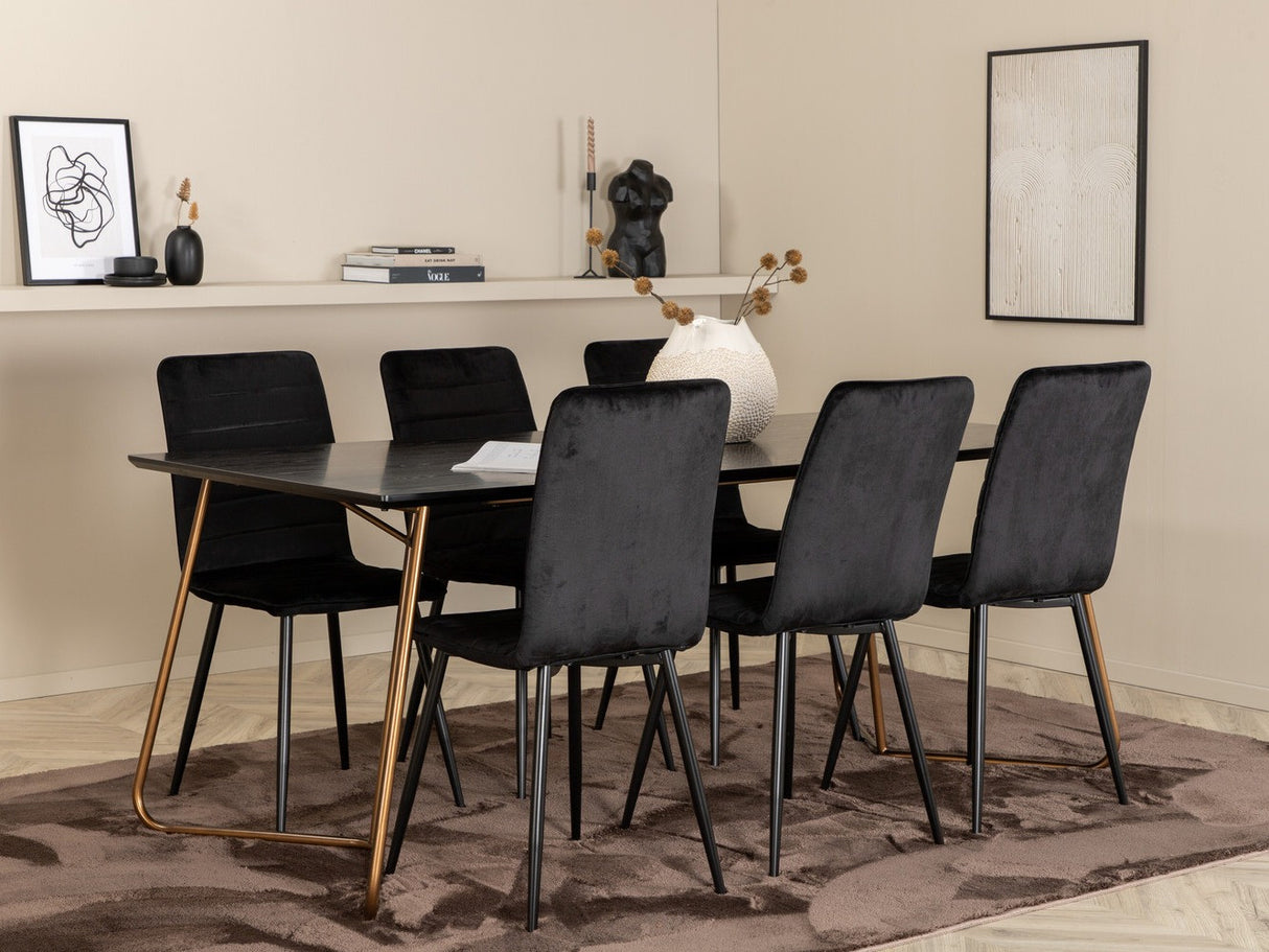 Conjunto de mesas y sillas para comedor 432506