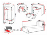 Conjunto de dormitorio 551694