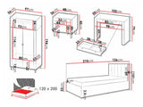 Conjunto de dormitorio 551694