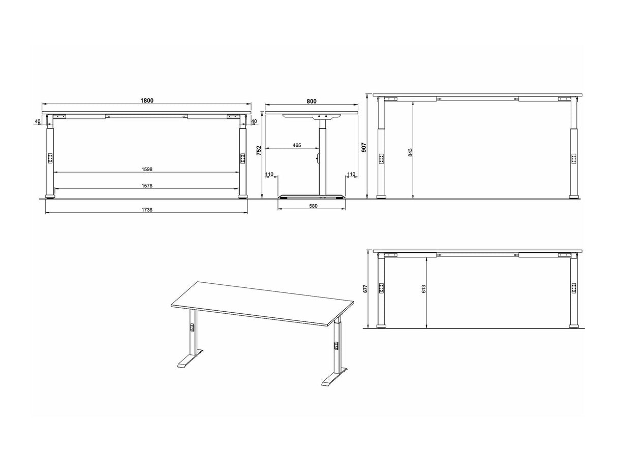 Mesa de oficina 529357
