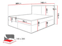 Cama continental Vius