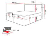 Cama continental 561123