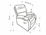 Sillón reclinable 562452