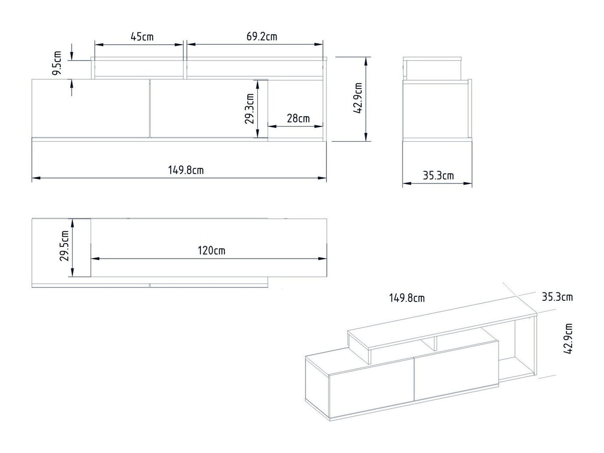 Mueble TV 512384