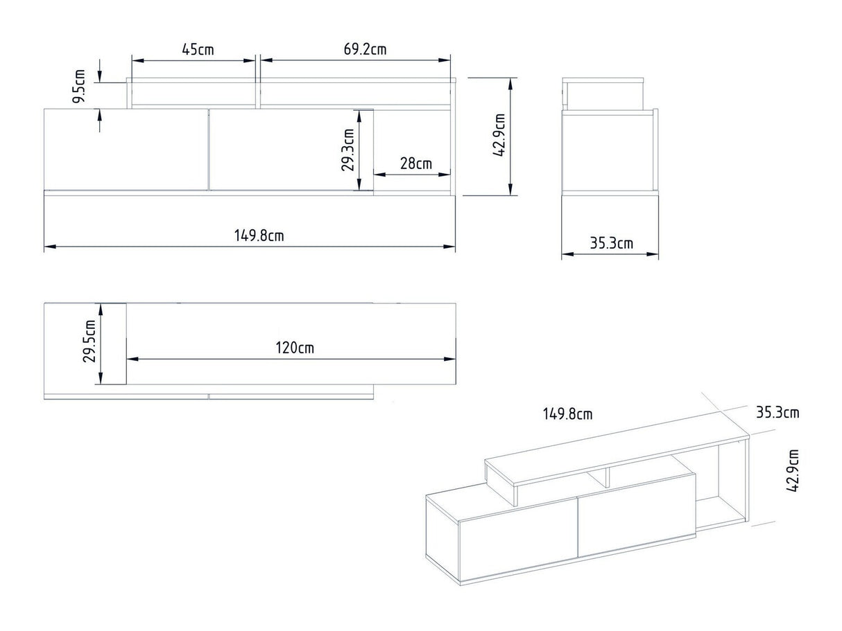 Mueble TV 512384