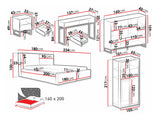 Conjunto de dormitorio 562976