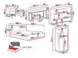 Conjunto de dormitorio 562976