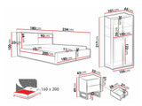 Conjunto de dormitorio 563755