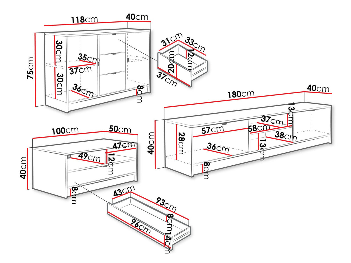 Conjunto de salón 512124