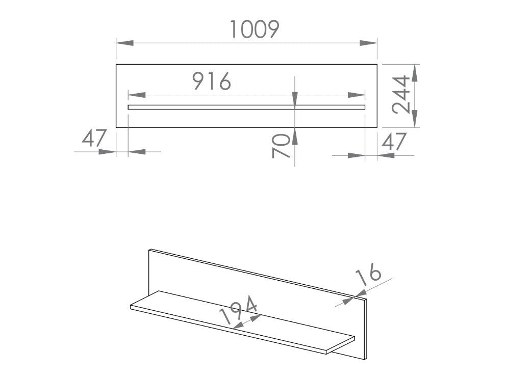 Estantería de pared 564667