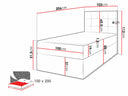 Cama continental Baccium