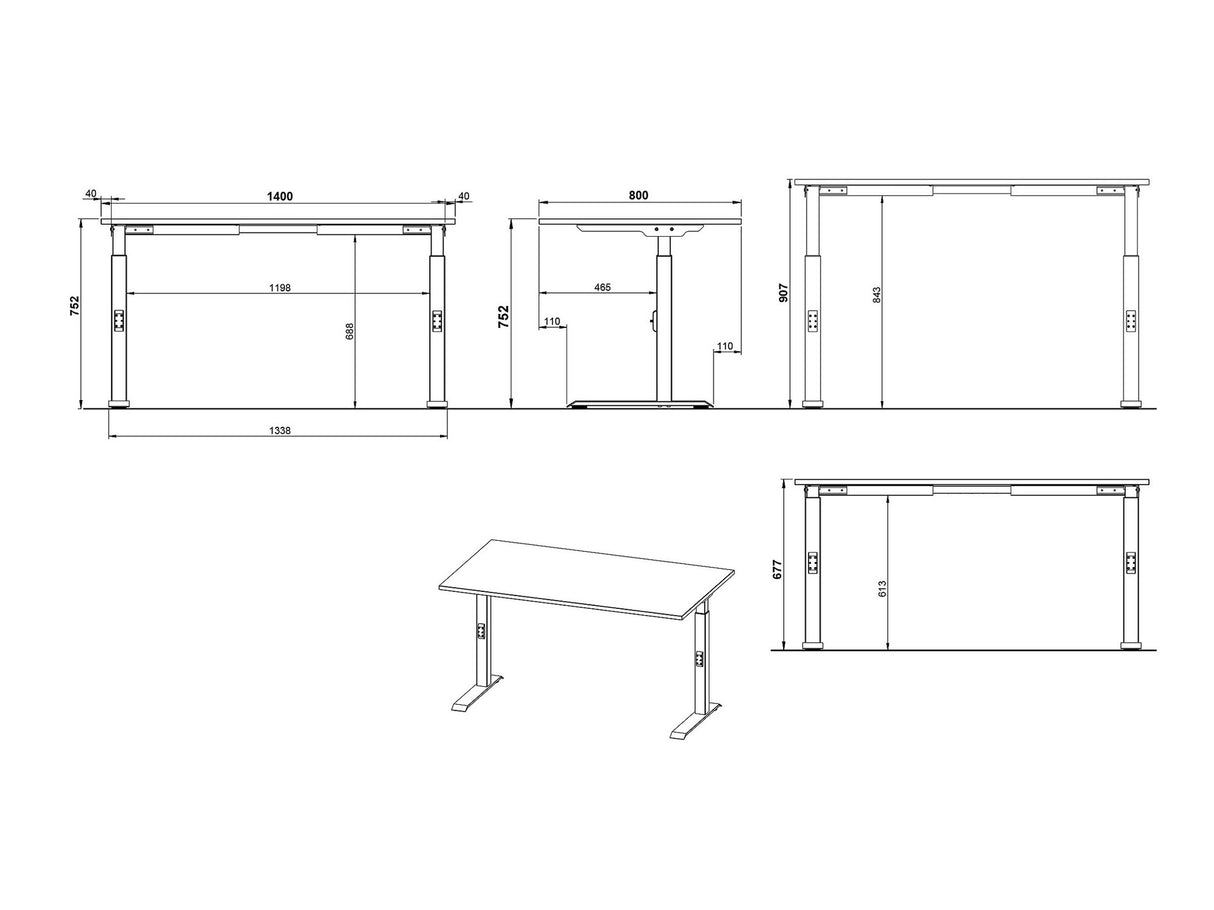 Mesa de oficina 565623