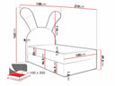 Cama continental Aedifa