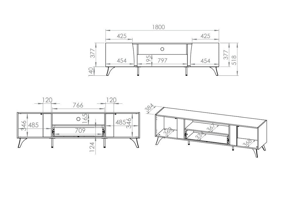Mueble TV 571404