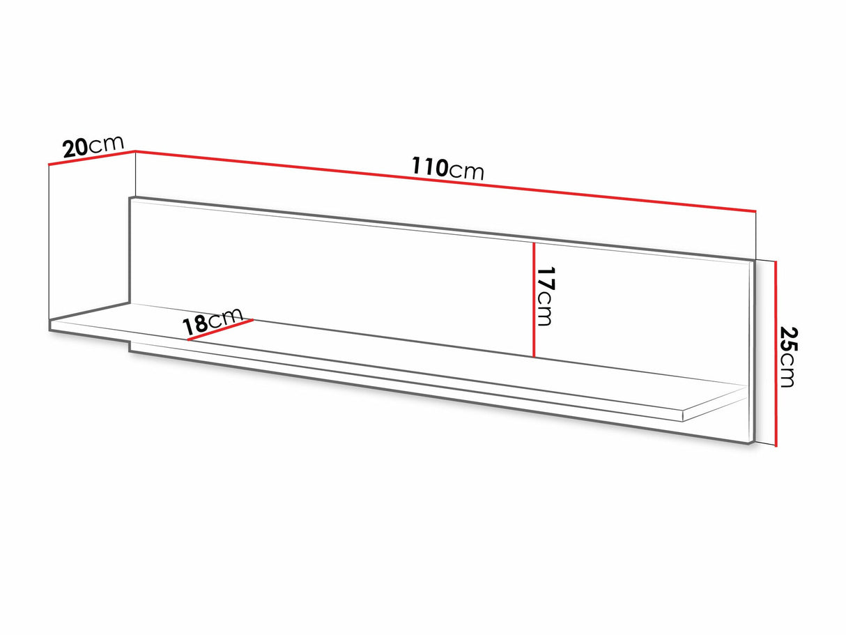 Estantería de pared 575110