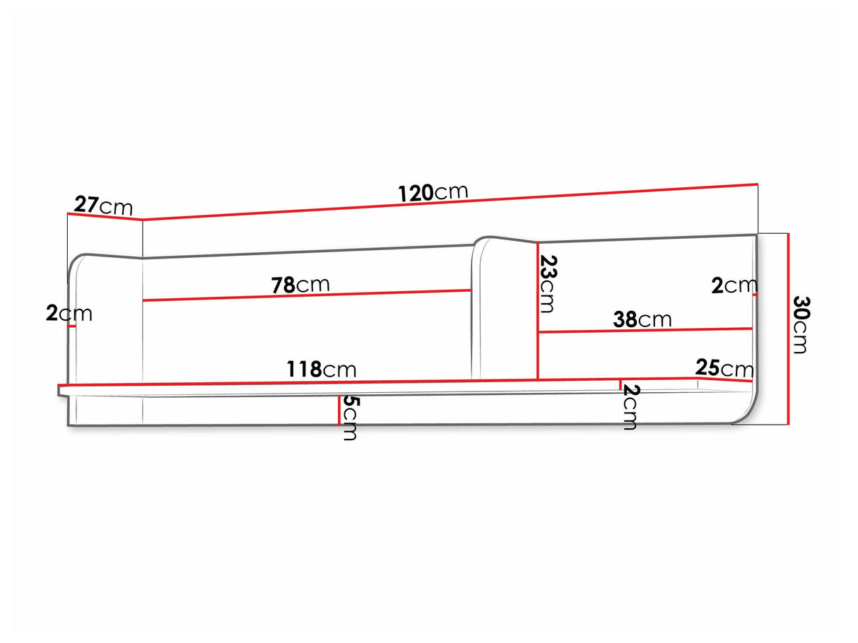 Estantería de pared 576371