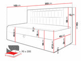 Cama continental 470032