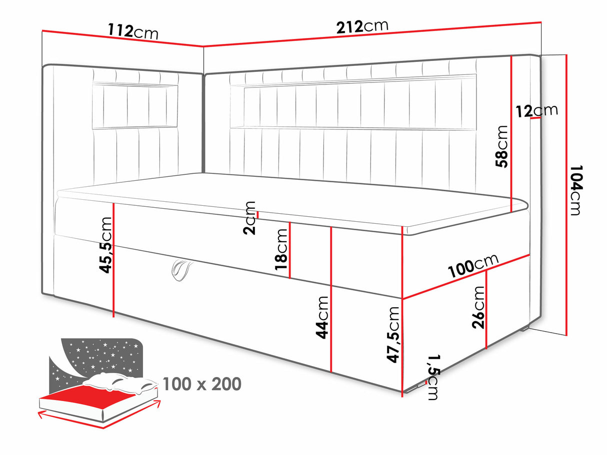 Cama continental 470436