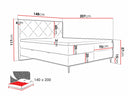Cama continental Princtudo