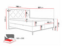 Cama continental Princtudo