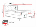 Cama continental Princtudo