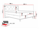 Cama continental Princtudo
