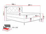 Cama continental 580562