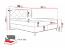 Cama continental Princtudo