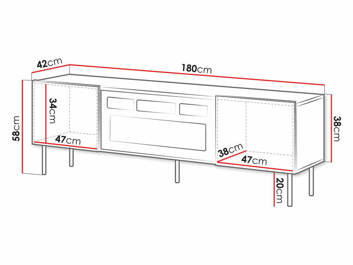 Mueble TV 582060