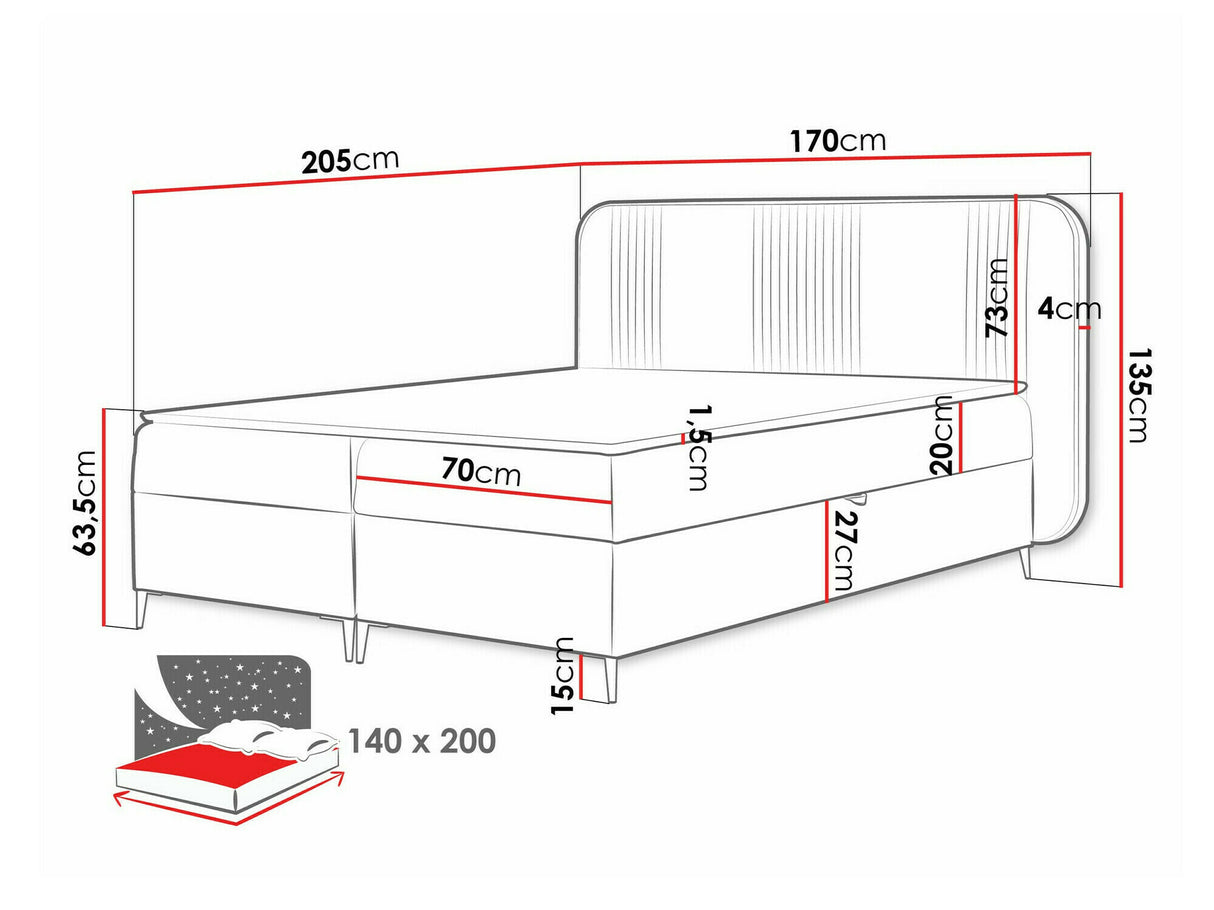 Cama continental 582487